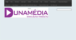Desktop Screenshot of duna-media.hu