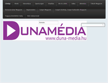 Tablet Screenshot of duna-media.hu